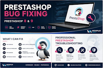 fix prestashop bugs errors and technical issues