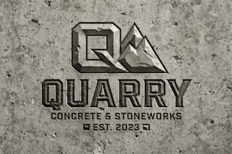 design a strong slab logo for your brand