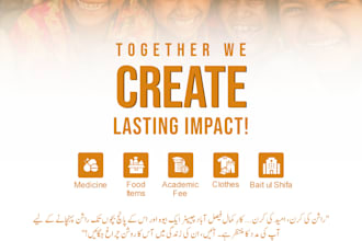 design professional posters and flyers for business or ngo