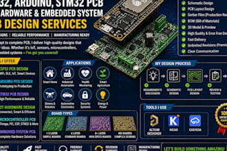 do stm32 esp8266 rp2040, embedded hardware, power electronics, auto pcb, can bus