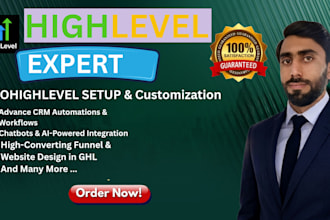 be your gohighlevel expert for ghl funnels, CRM, and ghl automation