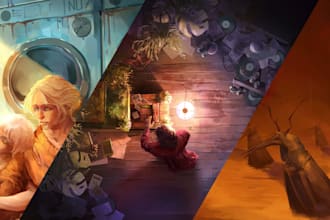 create cinematic illustrations for games and stories