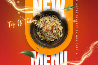 create restaurant social media templates in canva
