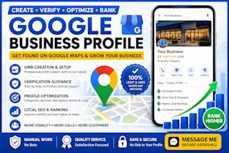 set up, verify and rank your google business profile