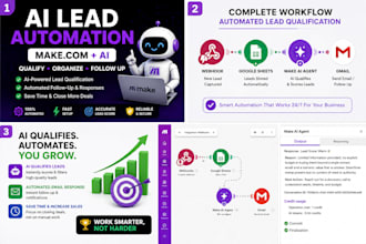 build make ai lead qualification and followup automation