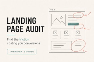 audit your landing page and give you a prioritized cro action plan