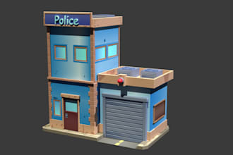 create custom 3d buildings and game ready assets