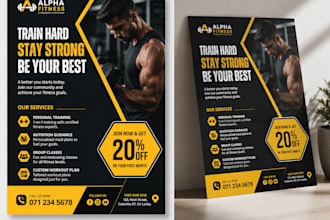 design professional print ready flyers and marketing materials
