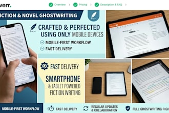 write engaging fiction stories or web novel chapters for you