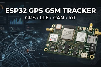 design esp32 sim800 sim7600 gps GSM lte tracking pcb for iot asset tracking