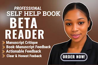 be your self help beta reader for honest actionable manuscript feedback