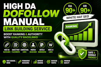 high da backlinks and guest post SEO link building service
