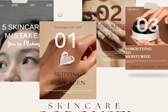 design modern instagram carousel posts