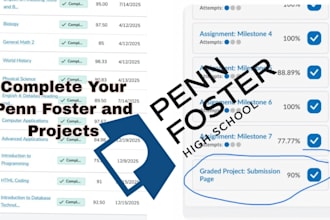 do complete your penn foster work
