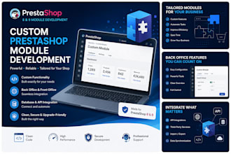develop a custom prestashop module for your shop