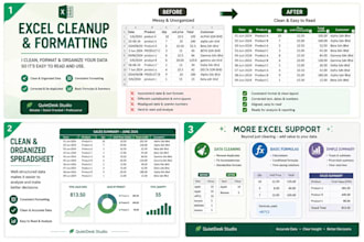 clean and format your excel spreadsheet