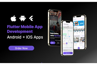 develop android and ios mobile apps and fix flutter app bugs