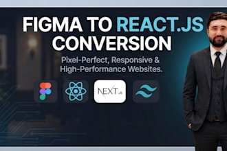 convert figma designs to react websites