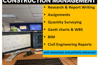 construction management reports and quantity survey