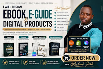 create and design a professional e guide and e book
