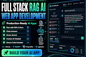 build a full stack rag ai web application