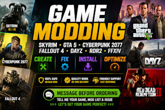 create mod skyrim se ae cyberpunk 2077 fallout 4 gta 5 mod dayz rdr2 ffxiv