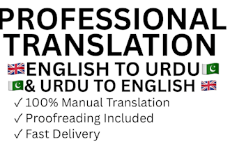 translate documents accurately between english and urdu