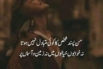 write creative urdu poetry articles and content