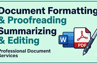 format, edit, and summarize your text and documents