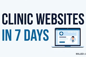 build a medical or a clinic website