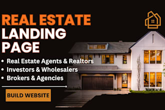 design a high converting real estate landing page