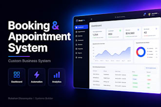 build a custom online booking and appointment system