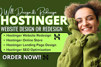 redesign hostinger website online store redesign hostinger landing page seo