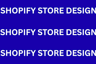 do shopify store design redesign shopify website develo