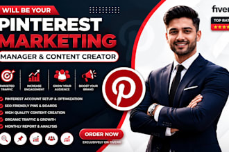 be your pinterest SEO expert and marketing manager