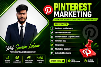 be your pinterest SEO expert and marketing manager