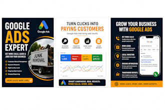 setup google ads PPC campaigns for junk removal service