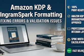 fix your rejected ingramspark interior layout and cover files