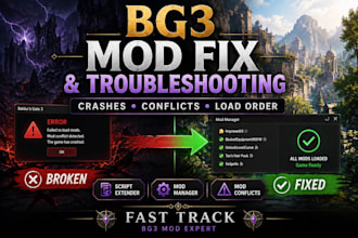 fix bg3 mods, palworld, script extender, mod conflict, fallout nv, skyrim se