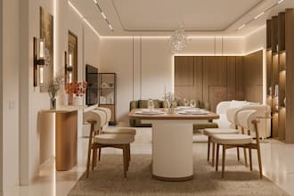 do furniture, interior and products 3d modeling rendering