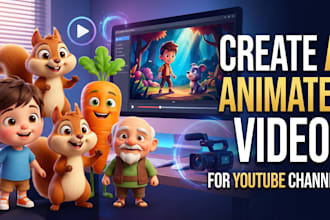 create ai animated videos for youtube channel