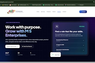 build a modern responsive react website
