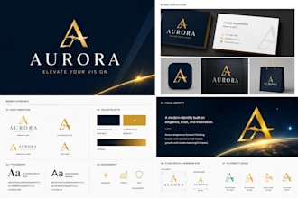 design a complete brand identity, logo and brand guidelines