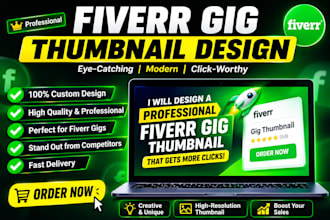 design viral fiverr gig thumb to get more clicks and orders