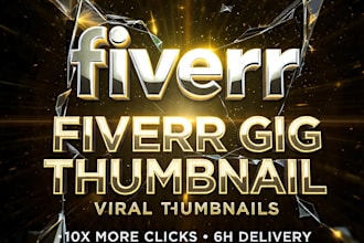 design viral fiverr gig thumb to get more clicks and orders