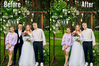 add or remove people, objects and do professional photo editing in photoshop