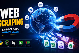 do python scraping, data scraping and data extraction