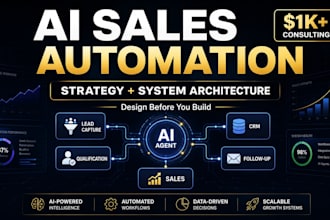 design your ai sales automation strategy and system architecture