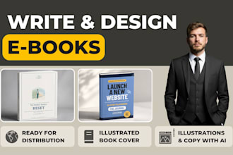 write design and illustrate ebooks with ai