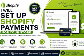 setup any country shopify payment for your store